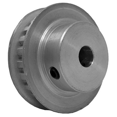 B&B Manufacturing 24XL025-6FA4, Timing Pulley, Aluminum, Clear Anodized, 24XL025-6FA4